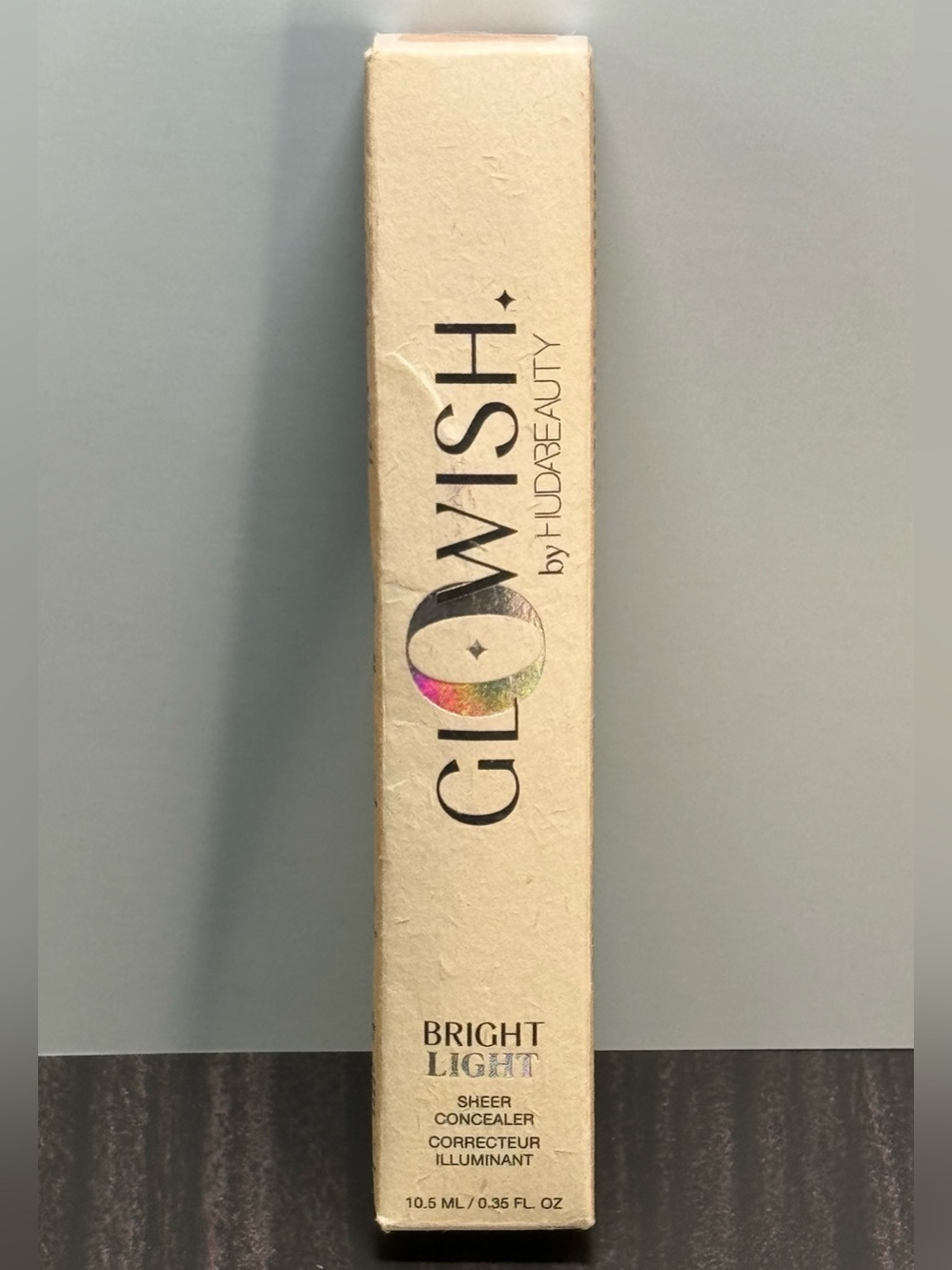 Huda Beauty GloWish Bright Light Concealer (1.5 Fair Cool) NIB 0.35 fl oz